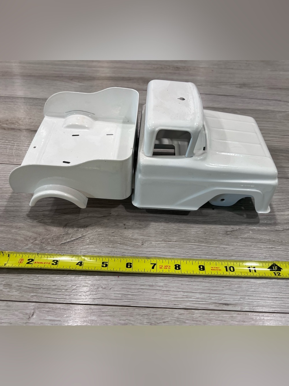 1960's Tonka AA Tow Truck Wrecker White Parts Chassis Body Restoration Or Custom